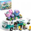 Flower Car Building Block Set, City Camper Van Building Set Botanical Collection Flowers Vehicles Blocks Toys Friends Creative Gift for Boys Girls 6-12 Years Old (862 pcs)