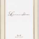 Lawrence Frames Metal Frame, Polished Enamel, Ivory, 4x6