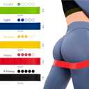 Exercise Slant Board & Resistance Bands Set  2PCS Incline Calf Raise Wedge Blocks + 5 Loop Bands  Non-Slip, Heavy Duty Material  Ankle Mobility & Stretching Kit for Home Gym & Rehab