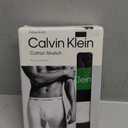 Calvin Klein Men's Cotton Stretch 3-Pack Boxer Brief (Large, Black Bodies W/ Blue Shadow, Supreme Green, Chalk Wbs)
