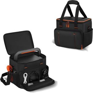 Portable Power Station Carrying Bag Compatible with Jackery Explorer 1000 V2, Portable Carrying Bag with Adjustable Shoulder Strap, Travel Carrying Case for Camping Essentials