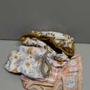 Langsprit Washable Female Dog Diapers (3 Pack) - Doggie Reusable Small Medium Large Dog Diapers for Doggy Puppy Female in Period - Highly Absorbent Dog Heat Panties (Medium,Rabbit, Owl, Lion)