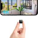 4K Mini Indoor Wireless Camera Micro Pet WiFi Small House Tiny Body Security Camera Nanny Smart Cameras,Night Vision Motion Detection Indoor Outdoor