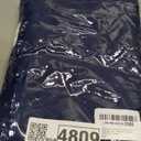 Royale Linens 400 Thread Count 100% American Grown Cotton Flat Sheet - Cooling Sheets - Twin Sheets - Luxury Sateen Weave - Twin Flat Sheet Sold Separately - Navy Flat Sheet Only (Twin, Rivera Navy)