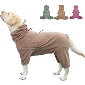 Dog Pajamas for Large Dogs,Extra Large Stretch, Suitable for Adult, Dogs, Large Pet Jumpsuit Four-Legged Dog Clothes, Pet Clothing. (Coffee Color, 5XL) (5XL Fit 78-99 pounds)