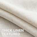 H.VERSAILTEX Linen Table Cloths Rectangle 60 x 104 Inch Premium Tablecloth Spill-Proof Waterproof Table Cover for Dining Buffet Feature Extra Soft and Thick Fabric Wrinkle Free, Natural