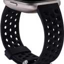 Sport Bands Compatible with Fitbit Versa 2 / Versa/Versa Lite Bands for Women Men,Breathable Sport Replacement Wristbands Small Large