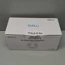 SUNLU Silk PLA+ Filament 1.75mm Multicolor 250gx8, Silky Glossy PLA Plus 3D Printer Filament Bundle, 6 Rainbow Series+Gold+Silver