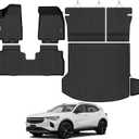 Floor Mats for 2024-2025 2026 Chevrolet Equinox EV, Trunk Mat and Backrest Mat All Weather TPE Protector for Chevy Equinox Accessories