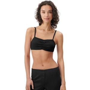 florence by mills Women's Cozy Crush Sweet Pointelle Bralette (Black, XXL)