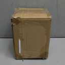 Simple Designs LT2008-GRY Mini Ceramic Globe Table Lamp with Matching Fabric Shade, Gray 5.51 x 5.51 x 8.66