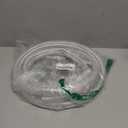 Soft Braided PVC Tubing - 3/4" ID x 1" OD High Pressure Clear Flexible PVC Tube Reinforced Vinyl Hose for Water, Oil with 2pcs Hose Clamps (10Ft)