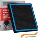 6040C Cabin Air Filter CF11183 with Nutshell Activated Carbon Compatible with Jeep Grand Cherokee 2011-2021 Dodge Duranco 2011-2023, Grand Cherokee WK 2022.