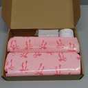 200 Pack 10x13 Pink Bow Poly Mailers Set Waterproof Self Adhesive Cute Shipping Bags with Thank Cards and Stickers Set for Small Business Large Mailing Envelopes Bulk Tear Resistant