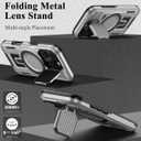 MMHUO for iPhone 16 Pro Case with Adjustable Camera Protector & Screen Protector,[Compatible with MagSafe] [Military Grade Protection] Shockproof Phone Case for iPhone 16 Pro,Grey