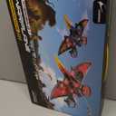 jaming Pterodactyl Drone Dragon Toys Rc Airplanes for Kids and Adults Easy to Flying Dinosaur Toys Remote Controlled Aircraft for Beginners Hobby RC Plane Toys Birthday Gifts for Boys 8-12 (Blue-2 Battery)