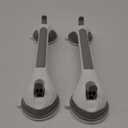 TAILI Grab Bars for Bathtubs and Showers 2 Pack Suction Grab Bar, Heavy Duty Shower Handle Removable Bath Handrails for Seniors and Elderly, Bathroom Safety Grip No Drilling Waterproof,Grey (16.8", Gray)