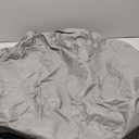 Romanstile Round Vinyl Tablecloth, 100% Waterproof Elastic Fitted Table Covers for 36"- 44" Tables, Wipeable Flannel Backed Plastic Table Cloths for Picnic, Camping, Outdoor - Dark Grey