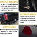 Boine Tail Light Compatible With 2009 2010 2011 2012 2013 2014 Ford F150 F-150 Left Driver and Passenger Side Rear Light Housing Brake Lamp - Red Smoked Tail Light