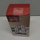 Electric Salt and Pepper Grinder Set, Pepper and Salt Shakers, Auto Pepper Mill with Rechargeable Base/Led Light/Adjustable Coarseness, Kitchen Essentials Ideal for Daily Use & New Home Gift (Stainless steel color)