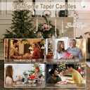 10-Inch Ivory Taper Candles - Dripless Smokeless Tapered Candle Cream Unscented Candlesticks Paraffin Wax Long Slow Burning Tall Candle Sticks for Dinner Business Wedding Restaurants 12 Pack