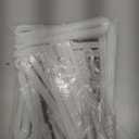 80 Pcs Plastic Curtain Hooks, Adjustable Pinch Pleat Hooks, Ratchet System Pinch Pleat Curtain Hooks for Window Curtain, Door Curtain and Shower Curtain (85mm/3.35inch)