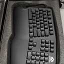 Cloud Nine C989M Ergonomic Mechanical Keyboard for PC - Kailh Tactile Brown Switches - RGB Light Up LED Backlit with USB - Ergo Split Key Board with Macro