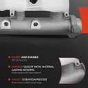 A-Premium Brake Master Cylinder Compatible with Chevy and GMC Vehicles - Avalanche 1500/Silverado 1500 HD 2003, Silverado 1500/Tahoe/Sierra 1500/Yukon 2003-2004, Suburban 1500/Yukon XL 1500 2003-2006