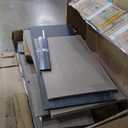 DWVO 6x4.4 FT Resin Storage Shed with Fence-Style and Side Windows, Lockable Door, and Vents for Garden, Backyard, Patio, Lawn, Brown