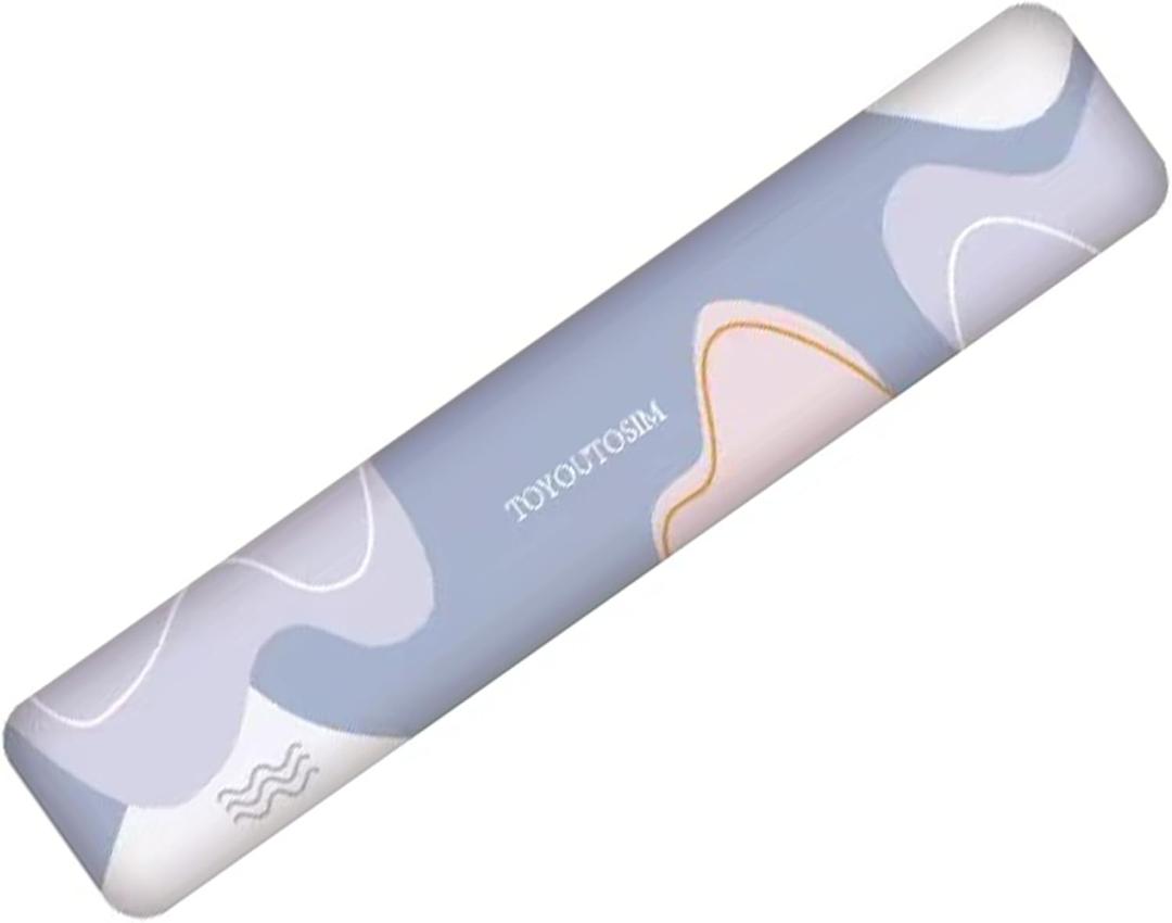 Ergonomic Keyboard Wrist Rest, Fresh Monel Design Wrist Pad for Computer, Comfortable Keyboard Pad, Memory Foam Wrist Support for Comfy Typing