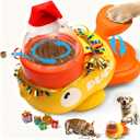 Interactive Dog Toys Food Puzzle Slow Feeder, Cat Treat Dispenser Toy Duck-Shaped Enrichment Toy for Small Medium Dogs and Cats, IQ Training and Exercise Small Animal Bowls