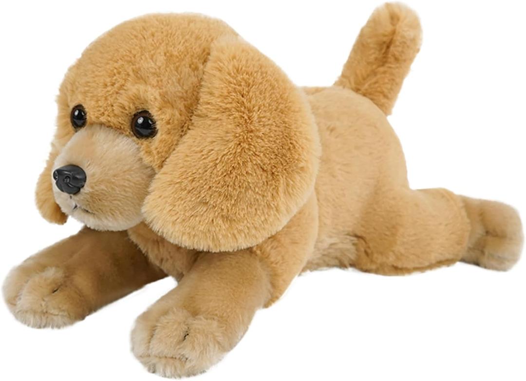 Soft Plush Stuffed Animal Toy for Kids Puppy Dog Plushie Stuffed Animal for Toddlers Children Bedtime Birthday Christmas Cute Plush Toy Golden Retriever