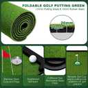 Wekin Golf Putting Green 3x10ft/4x10ft Thickening Indoor Golf Turf Game Set