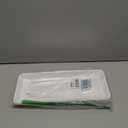 2 Pack of Plastic Plant Tray Saucer Rectangular 17 18 inch, Pot Trays Saucers for Indoors Outdoor, Plant Water Drip Tray for Flower, Windowsill Planter Trays (7.8 X 17.5'', Cream White)