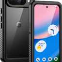 Lanhiem for Pixel 10 Case, IP68 Waterproof Dustproof Shockproof Case with Built-in Screen Protector, Full Body Sealed Protective Cover for Google Pixel 10 6.3 inch (2025) Black