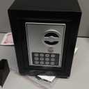 Yuanshikj Electronic Deluxe Digital Security Safe Box Key Keypad Lock Home Office Hotel Business Jewelry Gun Cash Use Storage money (BLACK)