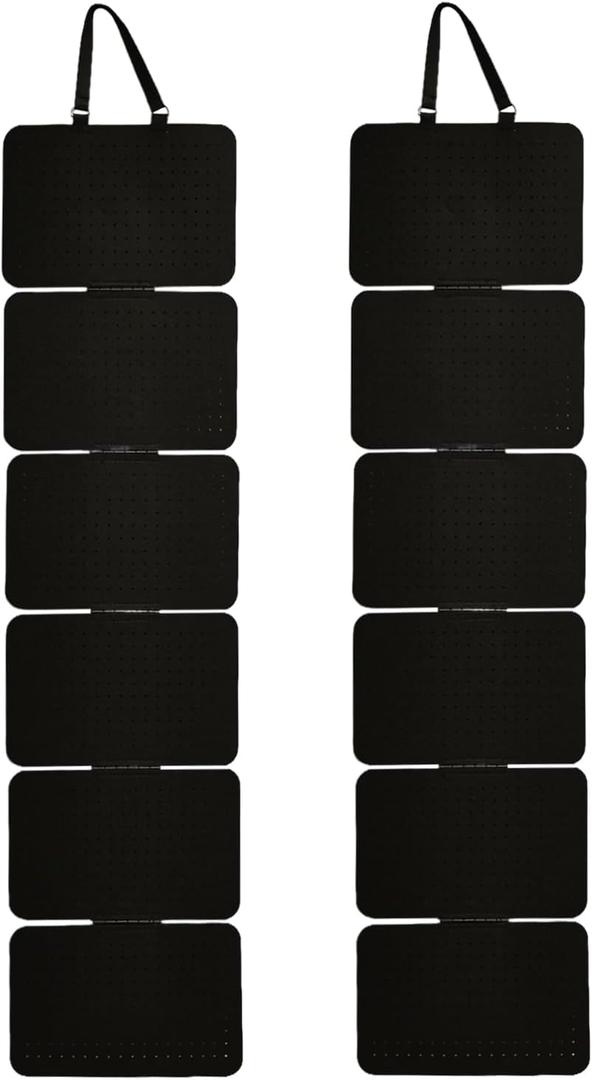 2 PCS Hanging Enamel Pin Display with 5 Loose-Leaf Board Pieces Removable Pins Board Panels at Least 210 Pins Pin Display Board for Brooch Necklaces Rings Women Girls