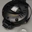 Chefman Anti-Overflow Belgian Waffle Maker w/Shade Selector, Temperature Control, Mess Free Moat, Round Iron w/Nonstick Plates & Cool Touch Handle, Measuring Cup Included, Black