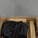 2 Pack Heavy Duty Curtain Rods for Windows 28 to 48 Inch, 1 Inch Black Adjustable Curtain Rod Set with Easy Installation and Modern Design (A1,Black,30-60",2Pack)