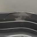 Ridge Rail Long Rectangular Flower Pot, Indoor/Outdoor Hanging Rail Planter Lightweight & Weatherproof Flower Box - Balcony Planters for Railing and Fence Patio, Deck 2 Pack (Grey) (Charcoal)