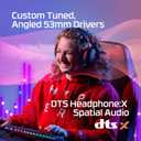 HyperX Cloud III Wired Gaming Headset, PC, PS5, Xbox Series X|S, Angled 53mm Drivers, DTS Spatial Audio, Memory Foam, Durable Frame, Ultra-Clear 10mm Mic, USB-C, USB-A, 3.5mm Black/Red