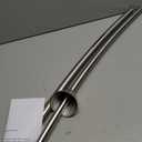 Moen Curved Adjustable Spring Tension No Drill Shower Curtain Rod for Bathroom, Brushed Nickel Finish, CSR2172BN