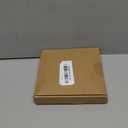 M METERXITY 100-Pack Round Shells Pieces, 2 Inch Flat Round Natural Shell Charm with Hole, Discs Sea Shells Coin Bead Connector for Wind Chimes/DIY Craft Hanging [Red]