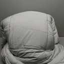 Chezmoi Collection All Season Oversized King Size Down Alternative Comforter - Plush Microfiber Fill - Box Stitch Quilted - Duvet Insert with Corner Tabs (Oversized King, Silver Gray)