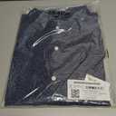 Amazon Essentials Men's Slim-Fit Short-Sleeve Poplin Shirt (Blue, XXXL)