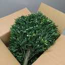 Premium 16" Diameter Artificial Japanese Boxwood Topiary  Set of 2 Faux Plants with Ground Spikes  UV-Resistant, Realistic Outdoor & Indoor Garden Dcor  Weatherproof and Durable