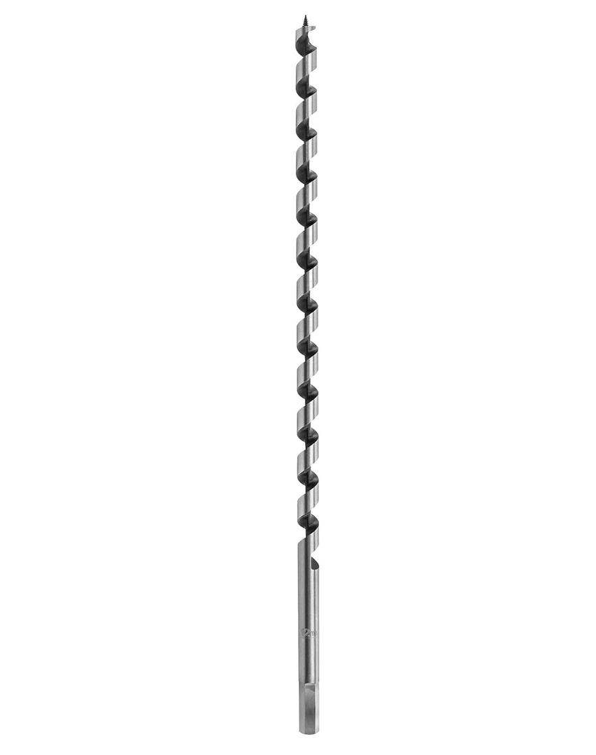 QWORK Auger Drill Bit for Wood, 1/2 Inch Diameter x 16 Inch Length, 3/8-Inch Hex Shank, Long Drill Bits
