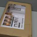 RUNTOP Floor Lamp with Shelves, Shelf Lamp with 3 Color Temperature LED Bulb,FloorLamp for Living Room, Modern Tall Standing Display Shelf Floor Lamps for Bedroom, Office (Black)