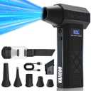 Compressed Air Duster-230000RPM Super Power Electric Air Duster, 4-Gear Adjustable Mini Blower with Type-C Fast Charging, Dust Blower for Computer, Keyboard, House, Outdoor and Car