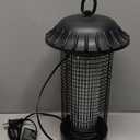 Buzbug LED Bug Zapper Indoor Outdoor, 10 Years Lifespan, 6.5ft Power Cord, IPX4 Waterproof, High-Voltage, Mosquito Zapper, Fly Trap Mosquito Trap, Fly Killer Fly Zapper -MO008C (New Black)
